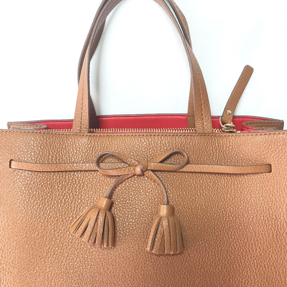 Kate Spade Hayes Street Sam Pebbled Leather Tote Bag - Picture 3 of 9